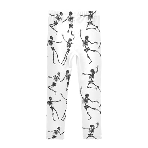 Girls Leggings Jump of Skeletons Toddler Girls Clothes Leggings for Girls Toddler Girls Leggings 3-4T2