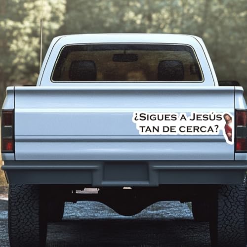 Calcomanía para parachoques de coche Do You Follow Jesus de 1step2dream 7