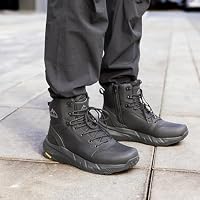 NORTIV 8 Herren Militärische Taktische Stiefel,Size 48,Schwarz – Ansicht 2