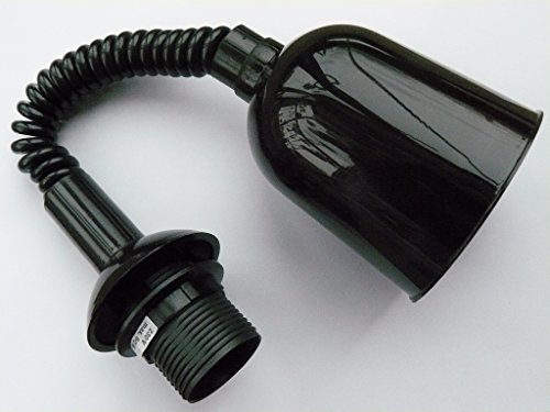 Train Suspension Douille E27 Noir Extensible jusqu'à 1,3 m, PVC