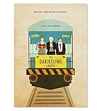 Fan Art Poster Compatible With Wes Anderson The Darjeeling Limited Poster