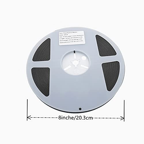 Wicker Caning Material Repair Supplies Kit, Sling Chair Replacement Fabric,Cane Rattan Webbing Roll For Patio Chair Outdoor Furniture Fix Basket Weave Plastic Repair Kit (Black With Ribbing) #TOP1