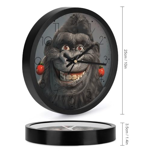 Horloge murale numérique moderne Gorilla 25,4 cm pour cuisine