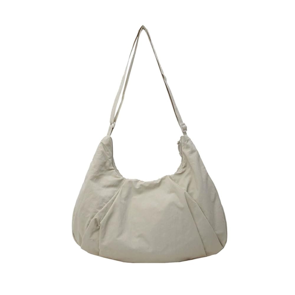 Borse a tracolla, borsa casual retrò in tela da pendolare, tracolla regolabile, borsa hobo leggera