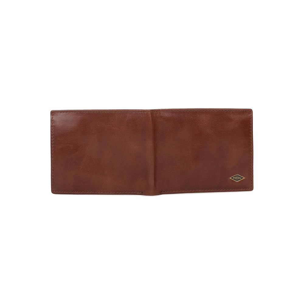 Fossil Herren Ryan Leather Bifold Geldbörse 11,43 cm L x 2,54 cm B x 9,525 cm H