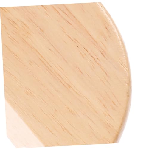 Tiradores de madera para muebles de cocina y armarios con placa estética 6