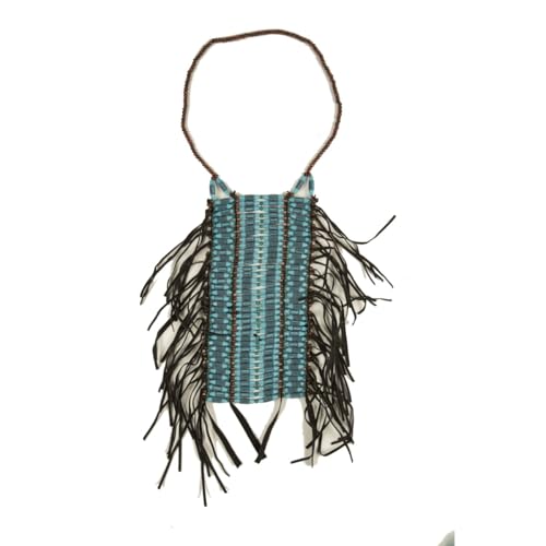 My Other Me - Accesorio Peto unisex adulto de Indio azul. Perfecto para completar tu look tribal en fiestas temáticas o eventos de disfraces