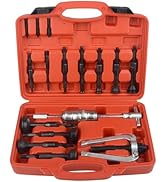 DAYUAN 16 pcs Inner Blind Bearing Puller Hole Remover Extractor Set Slide Hammer Tool Kit 8-58mm ...