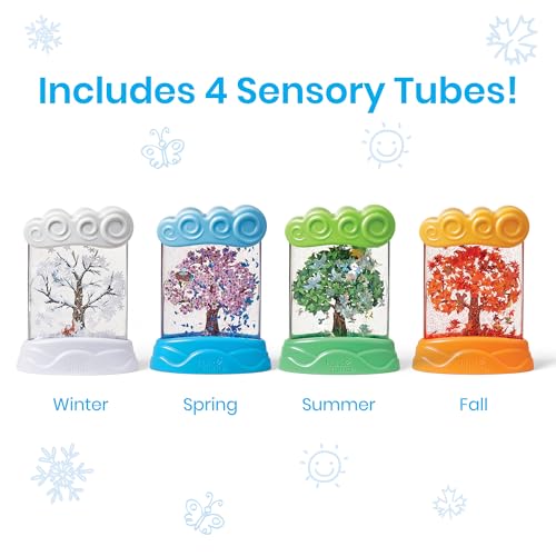 image for hand2mind Changing Seasons Sensory Tubes, Sensory Fidget Tubes, Learni