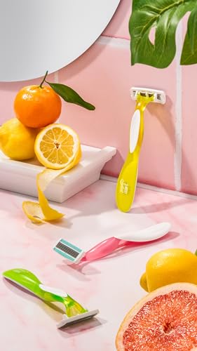 BIC Soleil Escape Lâminas de barbear femininas descartáveis com 4 lâminas para uma experiência senso
