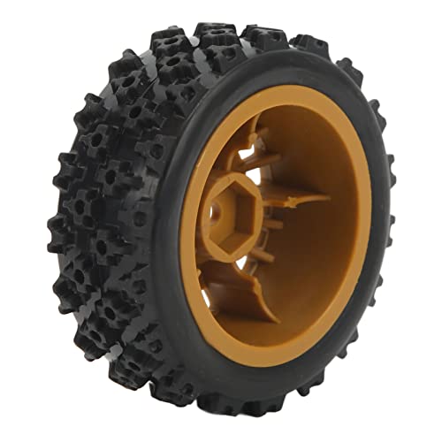 Pneu de Roda RC, Marrom Forte Amortecimento Pneu de Roda de Carro RC, Durável para Uso Em Carros Esp