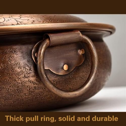 Olla de cobre para hotpot chino 32cm miniatura 5