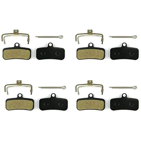 FASTROHY 4 Pairs MTB Bike Bicycle Disc Brake Pads for Shimano Saint M810/M820 Zee 640 Cover