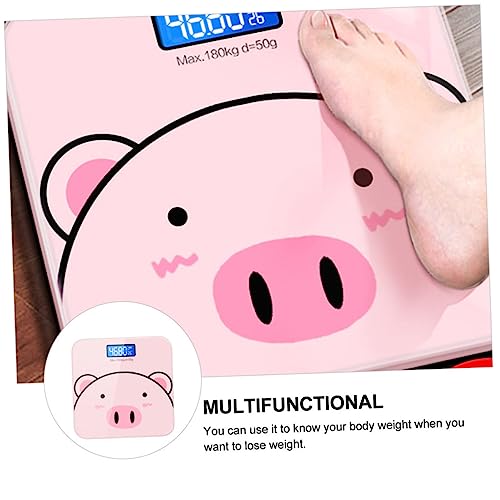Báscula digital para cuerpo con vidrio templado y carga USB miniatura 4