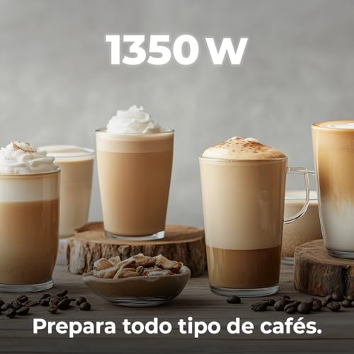 Miniatura 4 de Cecotec Cafetera Semiautomática Power Espresso 20 Cream, 20 Bares, Calentamiento Por Thermoblock, Apta Para Café Molido, Espresso, Cappuccino Y Latte, Pantalla Táctil, Depósito Leche 700ml Y Agua 1l