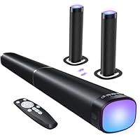100W 2 in 1 Sound Bar with 3 Dynamic RGB Lights only .49: eDeal Info