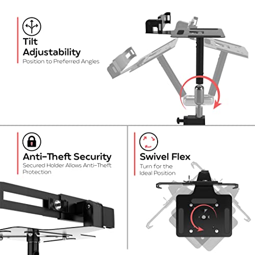 Bras de sécurité pour ordinateur portable 15 pouces support VESA - 4