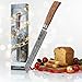Produktbild Wakoli EDIB Pro Brotmesser Wellenschliff aus echtem Damaststahl (VG10 Kern) 20 cm Klinge  Scharf & ergonomisch  Damastmesser mit Pakkaholzgriff in Geschenkbox  Brotschneidemesser für krosse Krusten