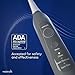 Waterpik Sensonic Sonic Electric Toothbrush, Rechargeable Toothbrush for Adults with 3 Modes, Travel Case, USB Charger, Modern Gray STW-03W027, Packaging May Vary
