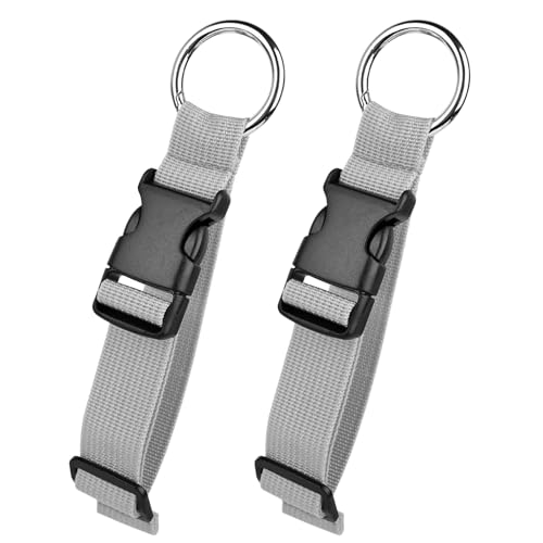 Image of Add a Bag Luggage Strap Jacket Gripper,Luggage Straps for suitcases Belt,Travel Accessories for Connecting Luggage or Backpack,Luggage Attachment Strap (Grey)
