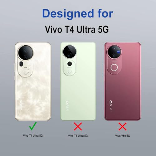 Image of Zapcase Back Case Cover for Vivo T4 Ultra 5G | Compatible for Vivo T4 Ultra 5G Back Cover | Scratch-Resistant Back Cover | Clear