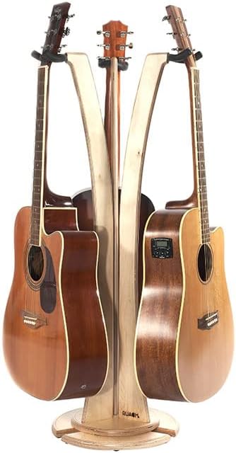 Ruach GS-1 Triple Acoustic/Electric Guitar Stand - Birch