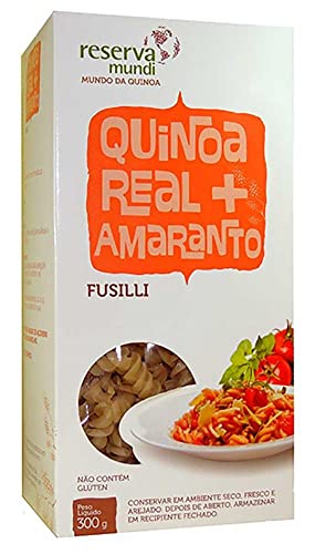Fusilli de Quinoa e Amaranto Sem Glúten Mundo da Quinoa 300g