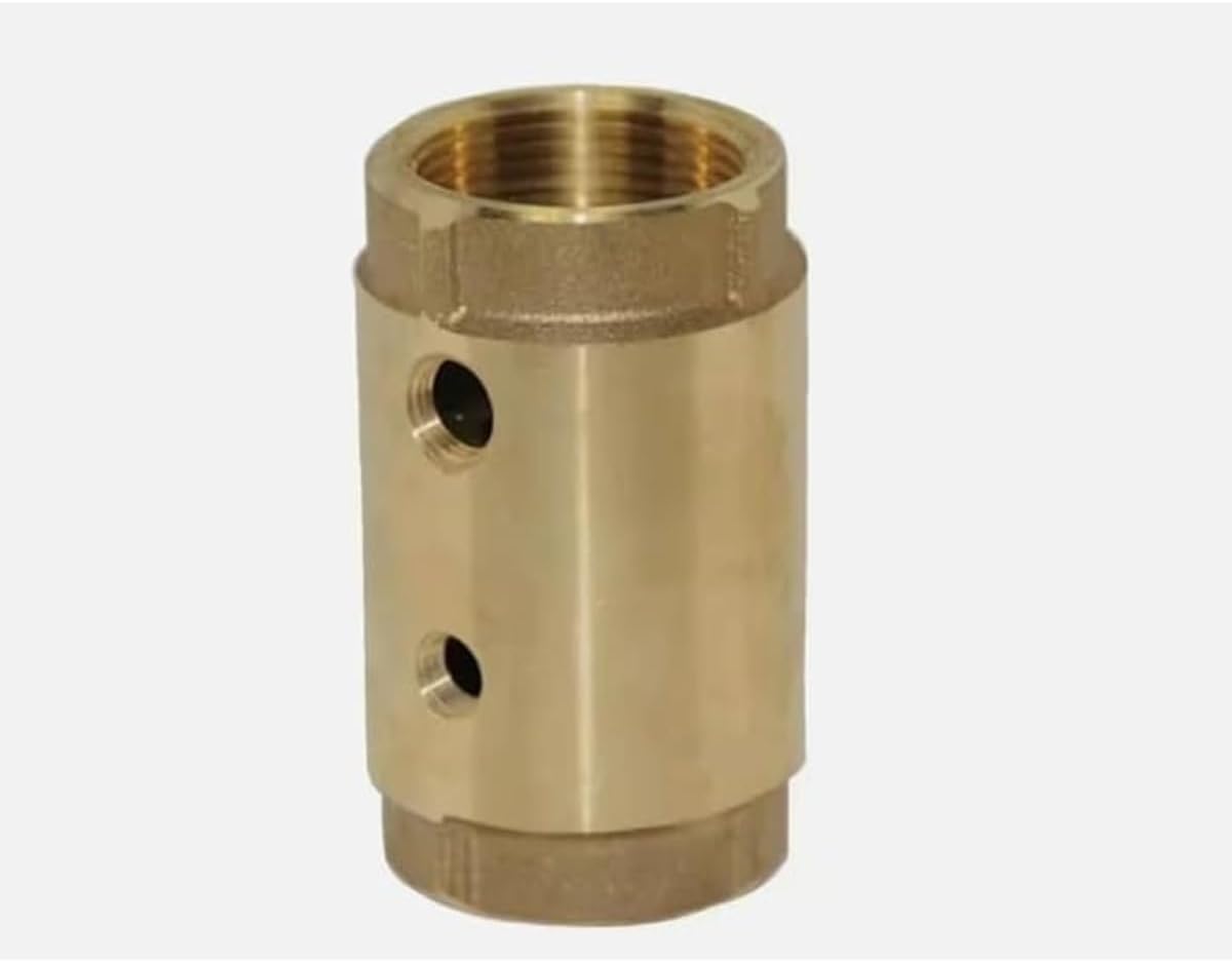 1 In. Two-hole Control Center Check Valve | Solid Submersible Brass Well Pump