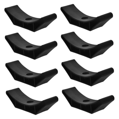 Abaodam 8pcs Dumbbell Holder Saddles Floor Safe Dumbbell Rack for Strength Training Noise Reduction Optimized Storage Sturdy Structure for Home Gym Organization