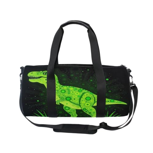 Bolsa de deporte con lunares y dinosaurios para tus días de gimnasio y viajes 2