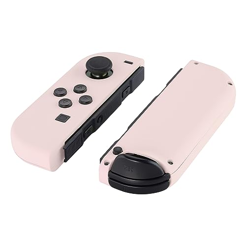 eXtremeRate DIY Replacement Shell Buttons for Nintendo Switch & Switch OLED, Cherry Blossoms Pink Housing Case with Full Set Button for Joycon Handheld Controller [Only The Shell, NOT The Joycon] - Thumbnail 3