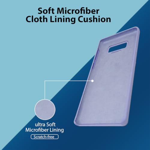 Image of LIRAMARK Liquid Silicone Soft Back Cover Case for Samsung Galaxy Note 8 (Levender)