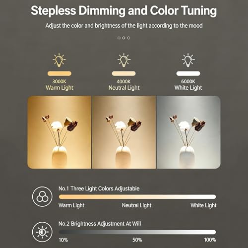 Miroir salle de bain LED tactile étanche IP44 avec heure - 7