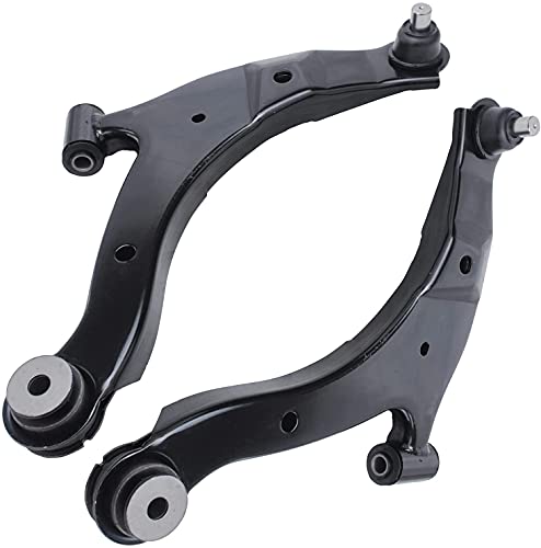 Image of Detroit Axle - Front End 10pc Suspension Kit for 2001-2010 Chrysler PT Cruiser, 2000-2005 Dodge Neon Plymouth Neon 2002 2003 2004, Lower Control Arms w /Ball Joint Tie Rods Sway Bars Boots Replacememt