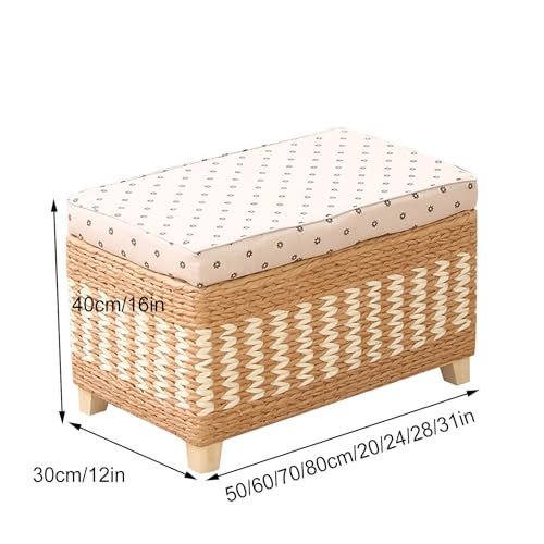 Banc à chaussures avec assise rembourrée pour gagner de la place