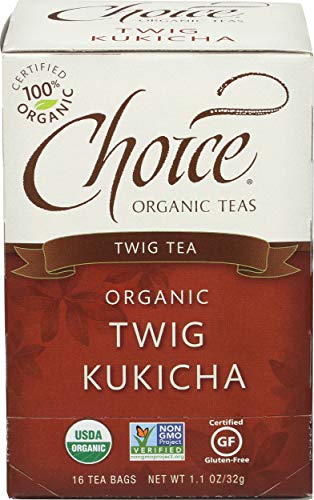 Choice Organic Teas Twig Tea, 16 Tea Bags, Twig Kukicha