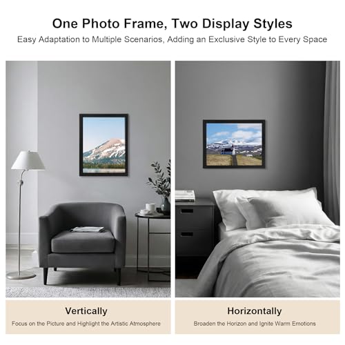 Image of HOUSE DAY 3 Pack 12x16 Poster Frame Wood and HD Plexiglass Black for Wall