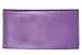 ili New York 7406 Leather Checkbook Cover (Amethyst)