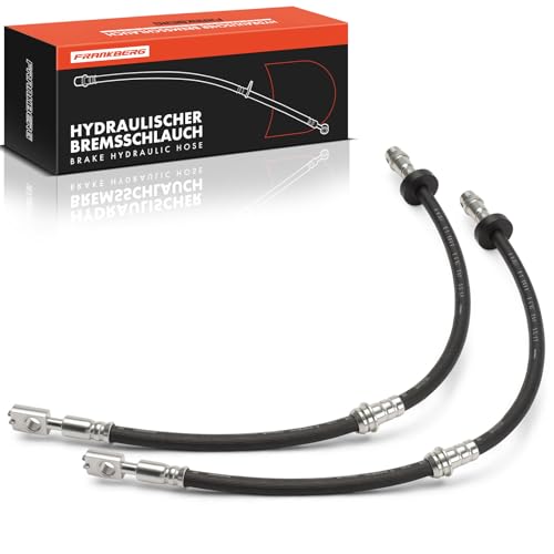 Frankberg Brake Hose Brake Hoses Compatible with A2 2000-2005 Brake Hydraulic Hose Front Left and Right Replace# 8Z0611707C