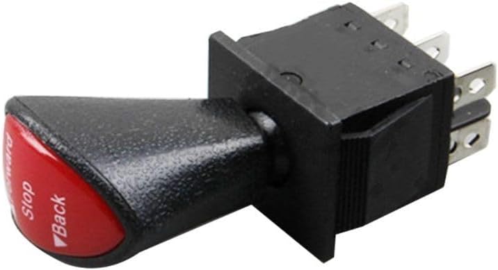 Nice Portable Industrail Testing Switch Slide Switch Black DPDT Latching 1 PC 6-pin AC 125V 20A Advance-Stop-Back(A)