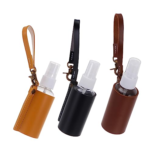 Healeved Travel Bottles Bottle Holders with Keychain 60ml 3 pack