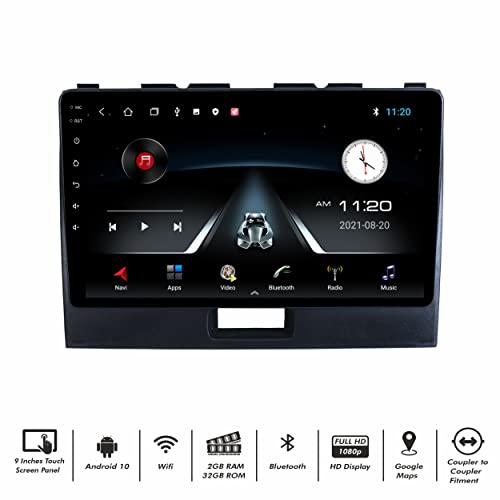 Image of 9-Inch Android Car Radio Receiver | Maruti Suzuki Wagon R (2011-2018) | 2GB RAM + 32GB ROM | Gorilla Glass | Full HD Display | WiFi | GPS | SWC | Reverse Parking Camera