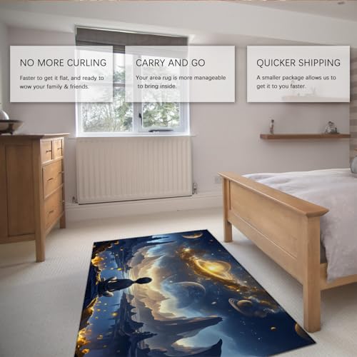 Paillasson tapis de sol pad univers pour chambre de garçon douce - 6