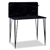 Paris Prix - Bureau avec étagère Design segma 115cm Noir