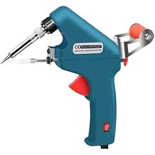 100W Soldering Iron Kit, Corded Electric Welding Gun Internal Heating,Handheld Soldering Gun for Soldering Circuit Boards,Electrical Maintenance
