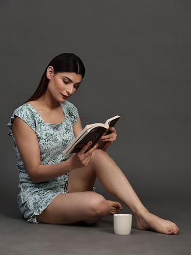 Image of B STORIES Women's Cotton Pyjama Set | Comfort and Relexed Nightsuit for Ladies