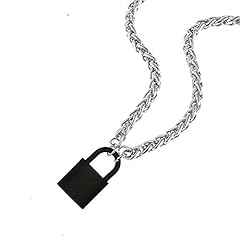 C-Silver-Black Padlock