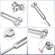 Stimmgabel 128HZ Stimmgabel Therapie Stimmgabel Neurologie Aluminiumlegierung Stimmgabel Angebot Genaue Frequenzgang mit einem Silikonhammer für die Therapie Chakra-Therapie Klangtherapie Anti-Stress