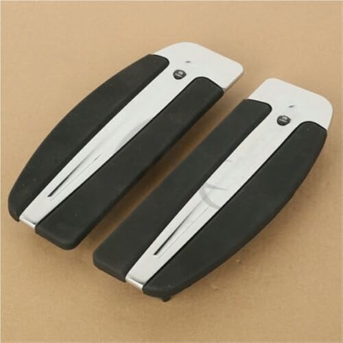 Marchepieds de moto FLSTC Softail pédales Slipstream noires antidérapantes pour route