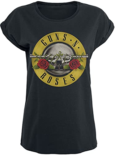 T-shirt Guns N' Roses Femme noir parfait pour un concert de rock